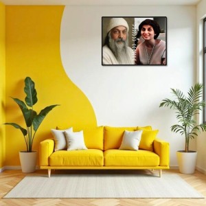 Acharya Rajneesh (Oshoo) &Maa Anand Sheela Laminated Photo - 7x9 Inches, Divine Blessings For Home & Office And Temple Decoration (F16173) Acharya Rajneesh (Oshoo) &Maa Anand Sheela Laminated Photo - 7x9 Inches, Divine Blessings For Home & Office And Temple Decoration (F16173)