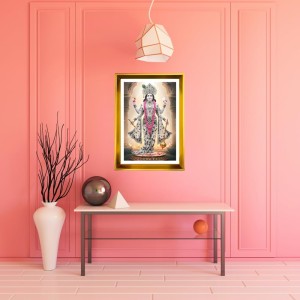 Narayanaa Hari. Golden Photo Frame - 12x16 Inches | Elegant Wooden Frame For Home, Office & Temple Decoration | Spiritual Wall & Table Decor And Gift Item (F9422)