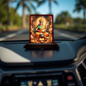 Car Desk/Table Top Annapurna Devi Wooden Photo Stand 3x4 Inches, Compact & Stylish Spiritual Display For Car, Home & Office (Pack Of 1) (F14372) Car Desk/Table Top Annapurna Devi Wooden Photo Stand 3x4 Inches, Compact & Stylish Spiritual Display For Car, Home & Office (Pack Of 1) (F14372)