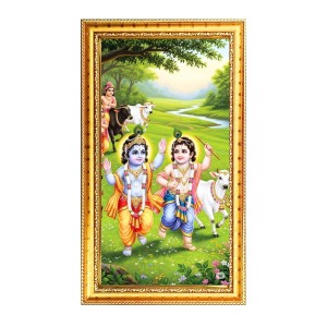 Little Krishna Digital Golden Color Photo Frame | Hindu Religious Wall Decor | 8x15 Inches - Inspirational Wall Art For Office, Home Decor - Ideal Spiritual Gift (F10302) Little Krishna Digital Golden Color Photo Frame | Hindu Religious Wall Decor | 8x15 Inches - Inspirational Wall Art For Office, Home Decor - Ideal Spiritual Gift (F10302)