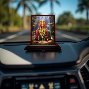 Car Desk/Table Top Arulmigu Annamalaiyar(Lord Shivaa) Wooden Photo Stand 3x4 Inches, Compact & Stylish Spiritual Display For Car, Home & Office (Pack Of 1) (F14315) Car Desk/Table Top Arulmigu Annamalaiyar(Lord Shivaa) Wooden Photo Stand 3x4 Inches, Compact & Stylish Spiritual Display For Car, Home & Office (Pack Of 1) (F14315)