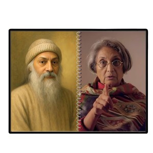 Acharya Rajneesh (Oshoo) &Maa Anand Sheela Laminated Photo - 7x9 Inches, Divine Blessings For Home & Office And Temple Decoration (F16333) Acharya Rajneesh (Oshoo) &Maa Anand Sheela Laminated Photo - 7x9 Inches, Divine Blessings For Home & Office And Temple Decoration (F16333)