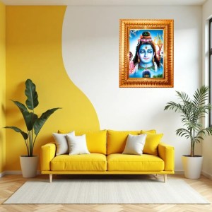 Lord Gautam Buddha Golden Designer Photo Frame | 12x16 Inch Religious Wall Hanging Frame For Home, Office Decoration and Spiritual Gift Item (M5) Lord Gautam Buddha Golden Designer Photo Frame | 12x16 Inch Religious Wall Hanging Frame For Home, Office Decoration and Spiritual Gift Item (M5)