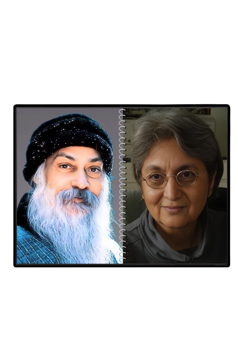 Acharya Rajneesh (Oshoo) &Maa Anand Sheela Laminated Photo - 7x9 Inches, Divine Blessings For Home & Office And Temple Decoration (F16331)
