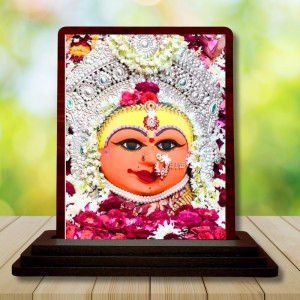 Car Desk/Table Top Harsiddhi_Maa Wooden Photo Stand 3x4 Inches, Compact & Stylish Spiritual Display For Car, Home & Office (Pack Of 1) (F14446) Car Desk/Table Top Harsiddhi_Maa Wooden Photo Stand 3x4 Inches, Compact & Stylish Spiritual Display For Car, Home & Office (Pack Of 1) (F14446)