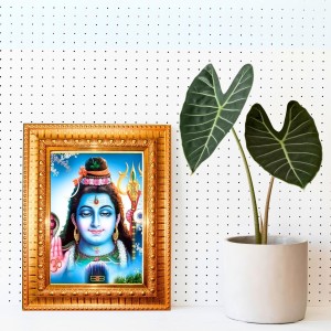 Lord Gautam Buddha Golden Designer Photo Frame | 12x16 Inch Religious Wall Hanging Frame For Home, Office Decoration and Spiritual Gift Item (M5) Lord Gautam Buddha Golden Designer Photo Frame | 12x16 Inch Religious Wall Hanging Frame For Home, Office Decoration and Spiritual Gift Item (M5)