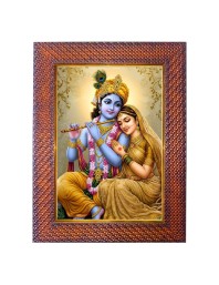Lord Ganesha Photo Frame Religious Wall & Table Decor Frame | Lord Ganesha Spiritual Photo Frame For Home, Temple & Office | Decorative Hindu God & Goddess Frame (Pack Of 1) (F18011)