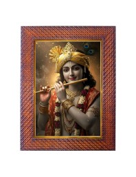 Mata Saraswati Photo Frame 17X21 Inch Religious Wall & Table Decor Frame | Mata Saraswati Spiritual Photo Frame For Home, Temple & Office (F18048X17X21)
