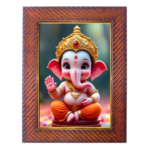 Lord Ganesha Photo Frame 21X25 Inch Religious Wall & Table Decor Frame | Lord Ganesha Spiritual Photo Frame For Home, Temple & Office | Decorative Hindu God & Goddess Frame (Pack Of 1) (F18046) Lord Ganesha Photo Frame 21X25 Inch Religious Wall & Table Decor Frame | Lord Ganesha Spiritual Photo Frame For Home, Temple & Office | Decorative Hindu God & Goddess Frame (Pack Of 1) (F18046)
