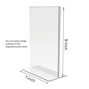 Bal Gopal Sri Krishna Acrylic T-Style Photo Stand - 7x9 Inches, Compact and Stylish Spiritual Display, easily change 2 photos (Pack of 1) Bal Gopal Sri Krishna Acrylic T-Style Photo Stand - 7x9 Inches, Compact and Stylish Spiritual Display, easily change 2 photos (Pack of 1)