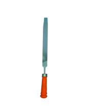 Flat Cut Hand File with Handle – High Carbon Steel Double Cut Metal File for Shaping, Smoothing & Deburring Flat Cut Hand File with Handle – High Carbon Steel Double Cut Metal File for Shaping, Smoothing & Deburring