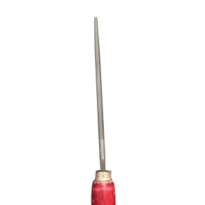 Round File with Wooden Handle | Heavy Duty Steel Metal Filing Tool for Wood, Metal & DIY Work | Comfortable Grip Hand File for Workshop & Home Use Round File with Wooden Handle | Heavy Duty Steel Metal Filing Tool for Wood, Metal & DIY Work | Comfortable Grip Hand File for Workshop & Home Use
