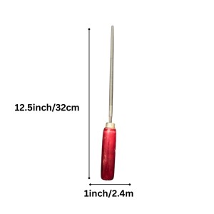 Round File with Wooden Handle | Heavy Duty Steel Metal Filing Tool for Wood, Metal & DIY Work | Comfortable Grip Hand File for Workshop & Home Use Round File with Wooden Handle | Heavy Duty Steel Metal Filing Tool for Wood, Metal & DIY Work | Comfortable Grip Hand File for Workshop & Home Use