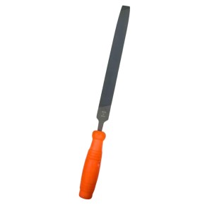 Nicholson Lima Plana Flat File – 12-Inch Double-Cut Hand File with Ergonomic Handle for Metal, Wood & Plastic – Heavy Duty High Carbon Steel Filing Tool (small)