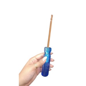 Flat Head Screwdriver with Blue Handle – Durable Steel Shaft, Precision Slotted magnetic & hardened Screw Driver for Home, DIY & Professional Use Flat Head Screwdriver with Blue Handle – Durable Steel Shaft, Precision Slotted magnetic & hardened Screw Driver for Home, DIY & Professional Use