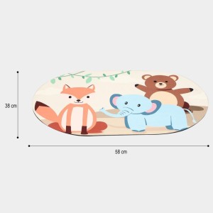 Home Beautiful Anti-Skid Beige Polyester Bath Mat Home Beautiful Anti-Skid Beige Polyester Bath Mat