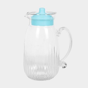 Hitech Sales White Lemon Jug with 4 Glasses - 1.2L Jar & 200ml Drinking Glasses Set Hitech Sales White Lemon Jug with 4 Glasses - 1.2L Jar & 200ml Drinking Glasses Set