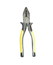 Hitech Sales 1Pc. 8'' 205 MM Sturdy Steel Combination Plier with Anti-Rust properties for gripping, holding and cutting wires, YELLOW & BLACK (BLK 786) Hitech Sales 1Pc. 8'' 205 MM Sturdy Steel Combination Plier with Anti-Rust properties for gripping, holding and cutting wires, YELLOW & BLACK (BLK 786)