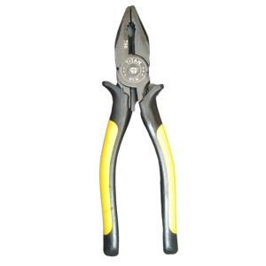 Hitech Sales 1Pc. 8'' 205 MM Sturdy Steel Combination Plier with Anti-Rust properties for gripping, holding and cutting wires, YELLOW & BLACK (BLK 786) Hitech Sales 1Pc. 8'' 205 MM Sturdy Steel Combination Plier with Anti-Rust properties for gripping, holding and cutting wires, YELLOW & BLACK (BLK 786)