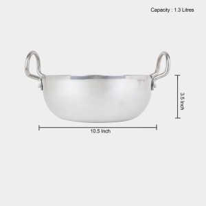 1.3 L Aluminium Kadhai - (M1420) 1.3 L Aluminium Kadhai - (M1420)