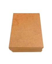 8mm MDF Boards for DIY Arts & Crafts (Pack of 4) | Premium Wood MDF Sheets for Painting, Resin Art, Fluid Art, Pyrography & Lamination | Smooth Surface Craft Boards. (7x9 inch)