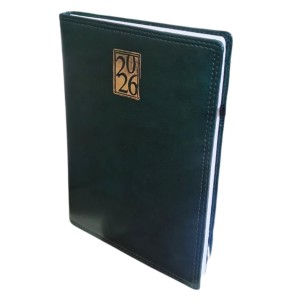 Leather Cover Hardbound 2026 Diary | New Year Daily Planner with Monthly Calendar | Office, Study & Personal Organizer Leather Cover Hardbound 2026 Diary | New Year Daily Planner with Monthly Calendar | Office, Study & Personal Organizer