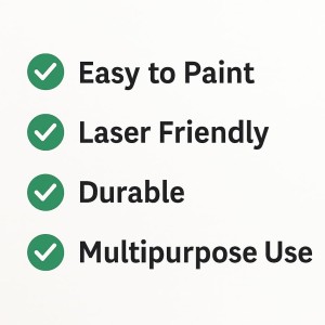 8mm MDF Boards for DIY Arts & Crafts (Pack of 4) | Premium Wood MDF Sheets for Painting, Resin Art, Fluid Art, Decoupage, Mandala Art, Pyrography & Lamination | Smooth Surface Craft Boards. (10x12 inch) 8mm MDF Boards for DIY Arts & Crafts (Pack of 4) | Premium Wood MDF Sheets for Painting, Resin Art, Fluid Art, Decoupage, Mandala Art, Pyrography & Lamination | Smooth Surface Craft Boards. (10x12 inch)