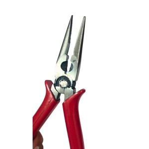 Long Nose Pliers – Precision Needle Nose Plier with Red Grip for DIY, Craft, Electrical & Repair Work Long Nose Pliers – Precision Needle Nose Plier with Red Grip for DIY, Craft, Electrical & Repair Work