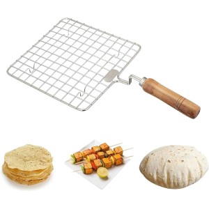 All in One Roasting Kit – Includes Roaster with Wooden Handle, Table Ring, and Egg Beater – Durable, Multipurpose Cooking Set All in One Roasting Kit – Includes Roaster with Wooden Handle, Table Ring, and Egg Beater – Durable, Multipurpose Cooking Set