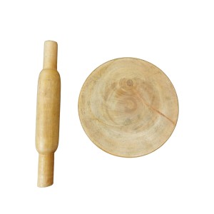 Traditional Indian Kitchen Toy| Mini Wooden Chakla Belan Toy Set – Rolling Board and Pin for Kids Pretend Play | 11.5 cm Board & 16.5 cm Rolling Pin Traditional Indian Kitchen Toy| Mini Wooden Chakla Belan Toy Set – Rolling Board and Pin for Kids Pretend Play | 11.5 cm Board & 16.5 cm Rolling Pin