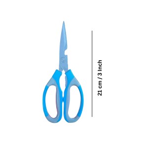 HI TECH Sales MD9340 Multi-Purpose Kitchen & Utility Scissors – 8.5” Stainless Steel Shears with Ergonomic Grip – Heavy Duty for Poultry, Herbs, Food Prep, Craft & Home Use HI TECH Sales MD9340 Multi-Purpose Kitchen & Utility Scissors – 8.5” Stainless Steel Shears with Ergonomic Grip – Heavy Duty for Poultry, Herbs, Food Prep, Craft & Home Use