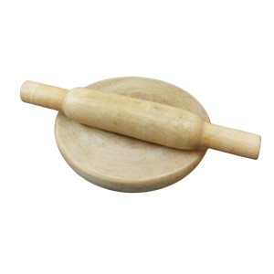 Traditional Indian Kitchen Toy| Mini Wooden Chakla Belan Toy Set – Rolling Board and Pin for Kids Pretend Play | 11.5 cm Board & 16.5 cm Rolling Pin Traditional Indian Kitchen Toy| Mini Wooden Chakla Belan Toy Set – Rolling Board and Pin for Kids Pretend Play | 11.5 cm Board & 16.5 cm Rolling Pin
