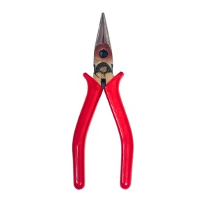 Long Nose Pliers – Precision Needle Nose Plier with Red Grip for DIY, Craft, Electrical & Repair Work Long Nose Pliers – Precision Needle Nose Plier with Red Grip for DIY, Craft, Electrical & Repair Work