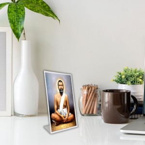 Car Desk/Table Top Bamakhapa Ramakrishna Acrylic L-Style Photo Stand - 2.5x3.5 Inches, Compact And Stylish Spiritual Display (F6692) Car Desk/Table Top Bamakhapa Ramakrishna Acrylic L-Style Photo Stand - 2.5x3.5 Inches, Compact And Stylish Spiritual Display (F6692)