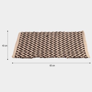 Home Beautiful Anti-Skid Beige Polyester Cotton Door Mat Home Beautiful Anti-Skid Beige Polyester Cotton Door Mat