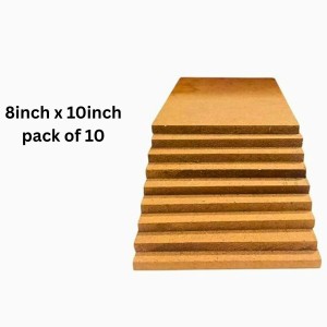 8mm MDF Boards for DIY Arts & Crafts (Pack of 4) | Premium Wood MDF Sheets for Painting, Resin Art, Fluid Art, Pyrography & Lamination | Smooth Surface Craft Boards. (8x10inch) (8x10) 8mm MDF Boards for DIY Arts & Crafts (Pack of 4) | Premium Wood MDF Sheets for Painting, Resin Art, Fluid Art, Pyrography & Lamination | Smooth Surface Craft Boards. (8x10inch) (8x10)