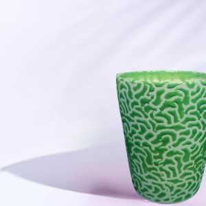 The Decor Green and White Hand-Painted Ceramic Planter – Modern Textured Flower Pot for Indoor Plants Succulents & Home Decor. (only Pot) The Decor Green and White Hand-Painted Ceramic Planter – Modern Textured Flower Pot for Indoor Plants Succulents & Home Decor. (only Pot)