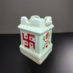 Ceramic Tulsi Pot for Home | Handmade, Vastu-Friendly, Tulsi Planter for Puja Mandir & Balcony Ceramic Tulsi Pot for Home | Handmade, Vastu-Friendly, Tulsi Planter for Puja Mandir & Balcony