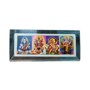 Acrylic Table Photo Stand with Mahadev, Dakhineswar maa kaali, Hanuman ji, Vishwakarma Hindu God Images | Transparent Desk Photo Frame for Home Temple, Office & Car Dashboard | Decorative Religious Tabletop Display Stand Acrylic Table Photo Stand with Mahadev, Dakhineswar maa kaali, Hanuman ji, Vishwakarma Hindu God Images | Transparent Desk Photo Frame for Home Temple, Office & Car Dashboard | Decorative Religious Tabletop Display Stand