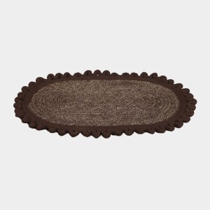 Home Beautiful Brown Polyester Door Mat Home Beautiful Brown Polyester Door Mat