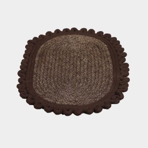 Home Beautiful Brown Polyester Door Mat Home Beautiful Brown Polyester Door Mat