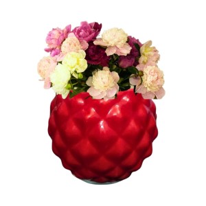 Ceramic Round Diamond Design Planter Pot – Decorative Flower Pot for Indoor Plants, Succulents Office & Home Décor (Only Pot) Ceramic Round Diamond Design Planter Pot – Decorative Flower Pot for Indoor Plants, Succulents Office & Home Décor (Only Pot)