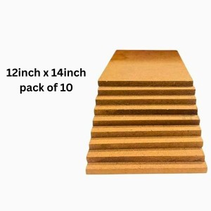 8mm MDF Boards for DIY Arts & Crafts (Pack of 4) | Premium Wood MDF Sheets for Painting, Resin Art, Fluid Art, Decoupage, Mandala Art, Pyrography & Lamination | Smooth Surface Craft Boards. (12x14 inch) 8mm MDF Boards for DIY Arts & Crafts (Pack of 4) | Premium Wood MDF Sheets for Painting, Resin Art, Fluid Art, Decoupage, Mandala Art, Pyrography & Lamination | Smooth Surface Craft Boards. (12x14 inch)