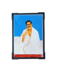 Hitech Sales Sri Sri Baroda Hindu religious Wooden Laminated Photo Frame 5x7 Inch Decorative Frame for Home, Office, and Temple