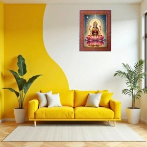 Mata Annapurna Photo Frame 17X21 Inch Religious Wall & Table Decor Frame | Mata Annapurna Spiritual Photo Frame For Home, Temple & Office (F18127X17X21)