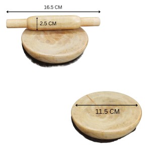 Traditional Indian Kitchen Toy| Mini Wooden Chakla Belan Toy Set – Rolling Board and Pin for Kids Pretend Play | 11.5 cm Board & 16.5 cm Rolling Pin Traditional Indian Kitchen Toy| Mini Wooden Chakla Belan Toy Set – Rolling Board and Pin for Kids Pretend Play | 11.5 cm Board & 16.5 cm Rolling Pin