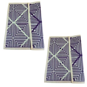 Ashan Mat – Geometric Tufted Floor Rug, Non-Slip & Bordered Finish, Modern Decorative Mat for Living Room, Bedroom, Entryway – Soft & Durable Indoor Carpet (Combo of 2 Multicolor) Ashan Mat – Geometric Tufted Floor Rug, Non-Slip & Bordered Finish, Modern Decorative Mat for Living Room, Bedroom, Entryway – Soft & Durable Indoor Carpet (Combo of 2 Multicolor)