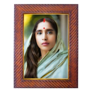 Guru Ravidas Ji Photo Frame Religious Wall & Table Decor Frame | Guru Ravidas Ji Spiritual Photo Frame For Home, Temple & Office | Decorative Hindu God & Goddess Frame (Pack Of 1) (F182