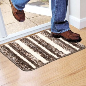 Home Beautiful Anti-Skid Beige Polyester Door Mat Home Beautiful Anti-Skid Beige Polyester Door Mat