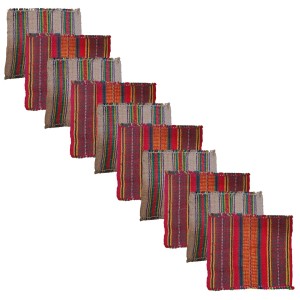 Hitech Sales Handmade Cotton Jute Aasan Mat for Pooja – Traditional Indian Prayer Mats with Multicolor Stripes – Recycled Fabric Woven Floor Mats for Meditation, Temple, or Home Use (10) Hitech Sales Handmade Cotton Jute Aasan Mat for Pooja – Traditional Indian Prayer Mats with Multicolor Stripes – Recycled Fabric Woven Floor Mats for Meditation, Temple, or Home Use (10)
